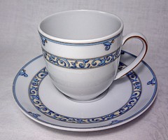 ESCHENBACH  Gyönyörűséges aprólékosan kézzel festett szép díszítésű porcelán kávés csésze. 