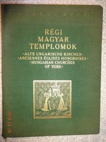 Szőnyi Ottó: Régi magyar templomok - antik könyv, album (1934)