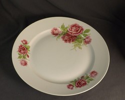 Antik Zsolnay rózsás sültes tányér ,tál  30 cm 