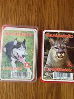 2 Retro állatos - kutya és vadállatok kártya, Barátaink 1 és 2 Játék 