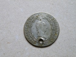 KK478 1827 20 krajcár ezüst érme 