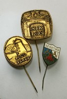 Badge of Szigetvár castle circle and propaganda badges of Siklós and Pécsvárad