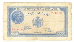 5000 lei 1945 Románia