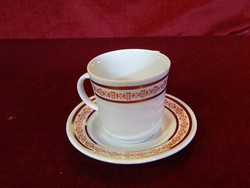 Alföldi porcelán kávéscsésze + alátét. Vitrin minőség.