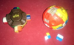 UFO 2 darab retro,vintage magyar logikai ügyességi játék minden egyben