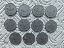 11 darab 1 forint 1952 LOT Rákosi címer !!!