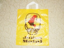 Retro Csemege Julius Meinl - bolt áruház reklámszatyor reklám nylon nejlon szatyor zacskó