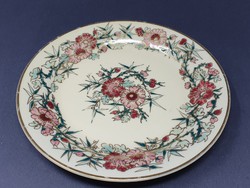 Zsolnay old hand-painted flower pattern small plate
