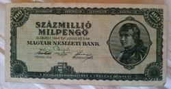 Szép Százmillió Milpengő 1946. bankjegy /3.8/