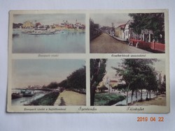 Régi képeslap: Szentendre, mozaik, kb. 1940