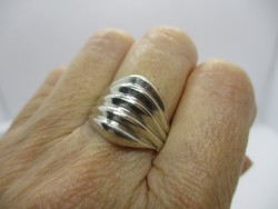 Szép  nagy kézműves ezüst gyűrű