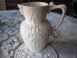 Zsolnay faun head, wine jug, beautiful condition 23 cm