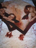 Raffaello angyalkás (gépi gobelin) asztal terítő