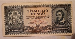 Tízmillió Pengő 1945..bankjegy