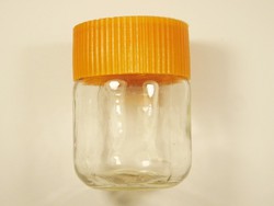 Retro kis befőttes üveg - Magyar Hűtőipar Mirelite - 1970-es évekből