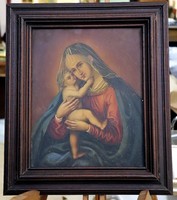 Mária a gyermek Jézussal, XIX. sz-i festmény