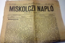 Miskolci Napló 1907 november 22. péntek RITKA