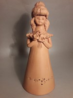 Fábián Zója terrakotta kerámia  nő figura szobor