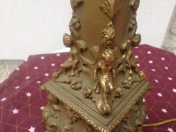 Csodás,hatalmas asztali lámpa angyalok szobor díszes  nehéz darab dekoratív  luxus darab