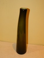 Zöld modern Muranoi üveg váza.
