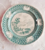 Antik Davenport Caledonia tányér