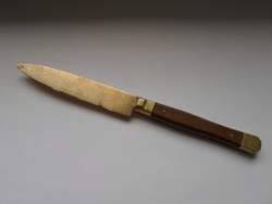 Antik réz - fa kés