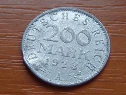 NÉMET WEIMAR 200 MARK MÁRKA 1923 A ALU. 