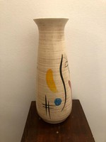 Bay Keramik (Seurich)Nyugat-német váza. Kedves, vidám mintával