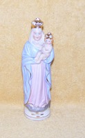 Mária és kis Jézus porcelán szobor