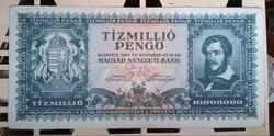 Tízmillió Pengő 1945..bankjegy