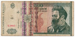 Románia 500 román lei, 1992