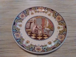 Holland porcelán fali dísz tányér