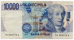 Olaszország 10000 olasz Líra, 1984