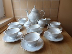 Wawel lengyel porcelán teáskészlet 8 személyre