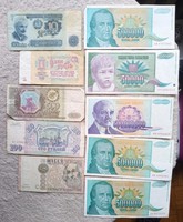 10db vegyes külföldil bankjegy 2.