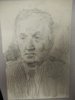Hermann Lipót :Salamon Béla portréja.színészportrék ,sorozat része