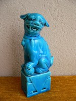 Porcelán foo kutya figura 