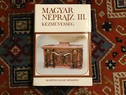 Magyar néprajz III. Kézművesség könyv