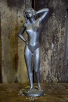 Akt női alak fém szobor