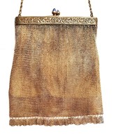 Gyönyörű Antik Ezüst Színházi táska zafír kővel díszítve