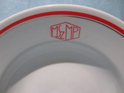 2 db Zsolnay MSZMP mély tányér