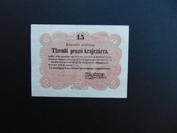 15 krajcár 1849 Kossuth bankó