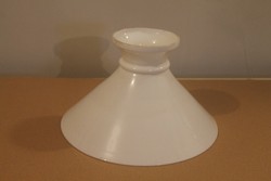 Antik fújt tejüveg luszter lámpa búra I.