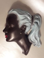 CORTENDORF kerámia női fali maszk