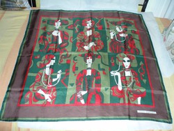 Vintage french silk scarf