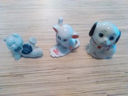 Porcelán állatfigurák