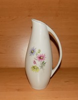 Hollóházi porcelán kancsóváza füles váza 21,5 cm (9/d)