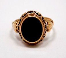 Köves arany pecsétgyűrű (ZAL-Au88047)