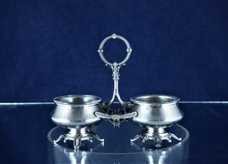 SZÉP, ANTIK EZÜST FŰSZERTARTÓ, PÁRIZS CA 1890!!! SZÉP, ANTIK EZÜST FŰSZERTARTÓ, PÁRIZS CA 1890!!!