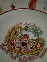 Porcelán-NAGY PIZZA tányér